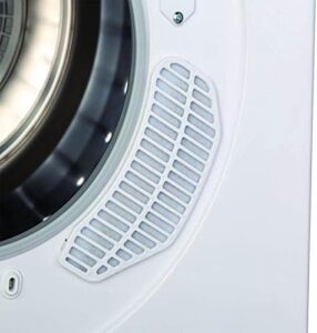 Magic Chef Compact Laundry Dryer Machine in white, perfect for small spaces and energy-efficient drying.