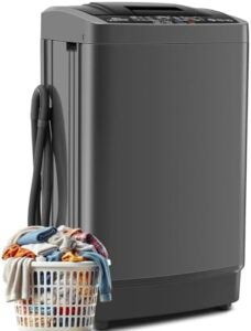 Nictemaw Portable Washing Machine – 17.8Lbs, 2.4Cu.ft Compact Laundry Washer for Home, RV, and Dorm