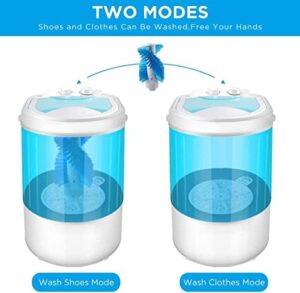 Portable Mini Washing Machine in Blue, ideal for apartments, dorms, and business trips