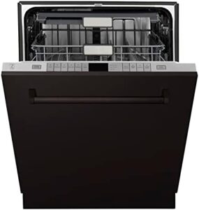 ZLINE 24" Monument Series Dishwasher in Oil Rubbed Bronze with Top Touch Control and Stainless Steel Tub