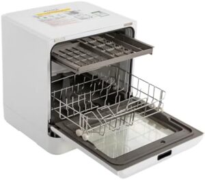 Countertop Dishwasher with LED Display, Large Capacity, and Multiple Cleaning Modes for 6-8 People  