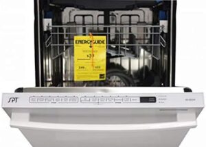 SD-6502W Energy Star 24″ Built-In Stainless Steel Tall Tub Dishwasher with Smart Wash System & Heated Drying – White