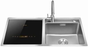 FOTILE SD2F Stainless Steel Kitchen In-Sink Dishwasher, energy-saving countertop model with heavy gauge bowl.