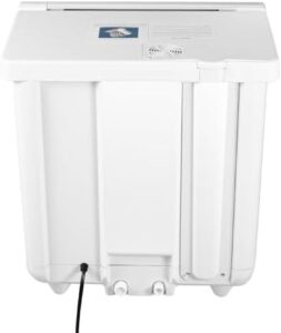 Portable Countertop Dishwasher with Built-In Water Tank and 12 Spraying Outlets – White