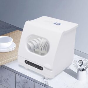 Portable Countertop Mini Dishwasher with 5 L Water Tank and Dual Spray Function