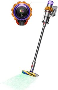 Dyson V15 Detect Cordless Vacuum Cleaner with laser illumination and advanced suction power