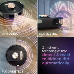 Shark RV2820AE Detect Pro Self-Empty Robot Vacuum, Black/Bronze, with 60-Day Capacity HEPA Base