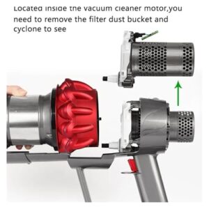 Motor compatible with Dyson V10 vacuum, offering powerful suction and high efficiency