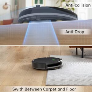 Robot Vacuum Cleaner, Tangle-Free 2900Suction, Slim, Self-Charging, Powerful Suction for Pet Hair