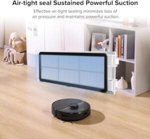 Roborock Q5 Max+ Robot Vacuum with Self-Empty Dock, 5500 Pa Suction, Washable Filter