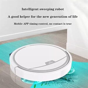 Robot aspiradora y trapeador, wireless vacuum, smart mop, floor cleaner, remote control, white robot vacuum