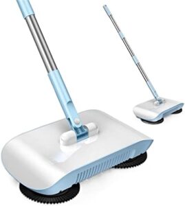 Broom Robot Vacuum Cleaner sweeping and mopping floors 