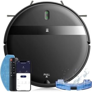 Robot Vacuum and Mop Combo, 2-in-1 Cleaning for Pet Hair and Low Carpets