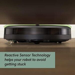 iRobot Roomba i4+ robot vacuum with automatic dirt disposal and Alexa compatibility on a clean floor