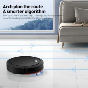 LANRU Robot Vacuum Cleaner with App Control and Mopping Feature