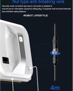 Automatic Window Cleaner Robot with 3000pa suction and magnetic design for efficient cleaning