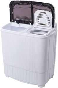 Portable Clothing Washer Single Tub Washing Machine and Dryer Combo in a compact design, ideal for apartments, dorms, and RVs.