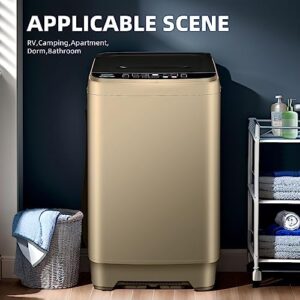 XQB201A-GOLD6-002 Washing Machine in Gold – A premium, energy-efficient washing machine with a sleek gold design