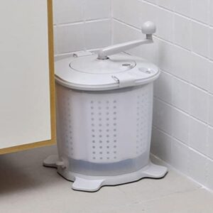 Portable Mini Washing Machine for home, dormitory, or small spaces in gray color