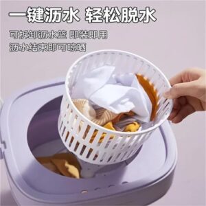 Mini Washing Machine 6L - Compact Folding Laundry Machine for Small Loads