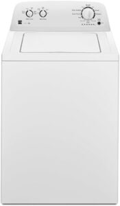 Top Load Washing Machine with Twin Tub Design, 28 lbs Capacity, White