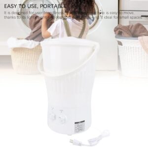 Portable Washing Machine with Two Wash Modes and Compact Design