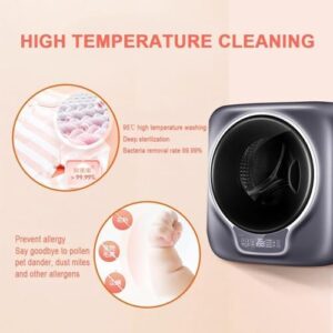 3KG Portable Wall Mounted Washing Machine, compact design, fully automatic, ideal for dorms and apartments