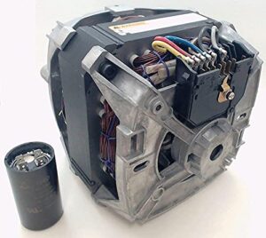 Washing machine motor compatible with Speed Queen models, offering durable performance and quiet operation