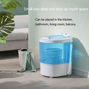 Portable Mini Clothes Washing Machine for compact laundry with spin dryer, ideal for apartments, dorms, and camping trips.