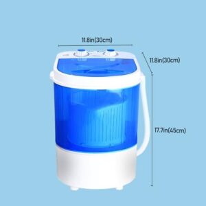 Portable Small Washing Machine in use, perfect for camping, apartments, and travel with its compact design.