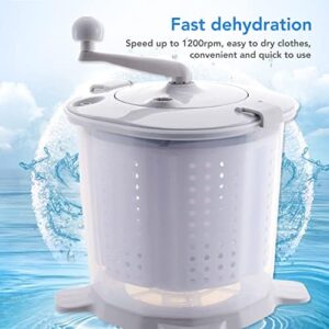 Portable Washing Machine 2 in 1 Hand Crank Mini Clothes Spin Dryer for Dorms, Apartments, Camping, and RV - Manual Non Electric Washer and Dryer