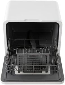 Comfee 120V Countertop Dishwasher with 360-degree auto spray and air-cooled drying system  