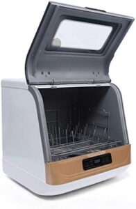 Portable Countertop Dishwasher with 3 Washing Modes, 149℉ High-Temp - Ideal for Small Spaces  