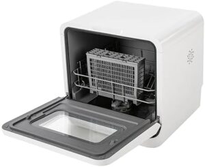 Portable Countertop Dishwasher, Compact Mini Dishwasher, Perfect for Small Spaces