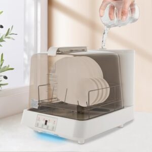 Portable Countertop Dishwasher with 6L Built-in Water Tank, perfect for small apartments, dorms, and RVs  