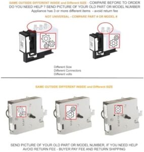 Equip. DR US AP6041275 EDR1275 X1 Dishwasher Drain Pump Assembly compatible with General Electric Dishwashers