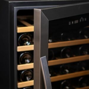 Allavino KWR50S-1SR Wine Refrigerator with 50-bottle capacity and stainless steel finish  