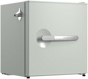 Frigidaire EFR197SAGE6COM Retro Compact Refrigerator in Green with Built-In Side Bottle Opener  