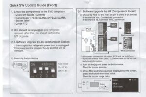 TCA38151706 FLS075LANA Refrigerator Compressor with CJT30000002 Software Update Module Kit