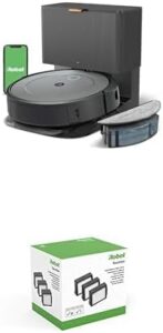 iRobot Roomba Combo i3+ (3574) self-emptying robot vacuum and mop with high-efficiency filters, designed for effortless cleaning  