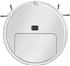 Home Intelligent Robot Vacuum Cleaner in White, ideal for smart cleaning, wet mopping, and self-navigation