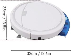 Robot Vacuum Cleaner on hard floor with water tank