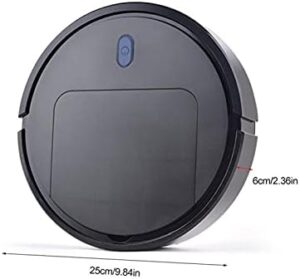 Robot Vacuum Cleaner Sweeping Robot Black, 3-in-1 Vacuum, Mopping Machine for Hard Floors and Carpets