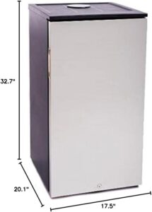 EdgeStar BR1000SS Refrigerator designed for easy kegerator conversion, stainless steel exterior 