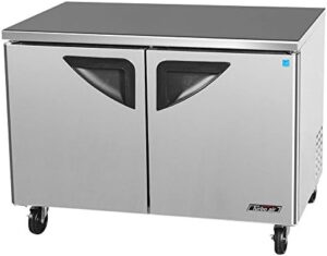 Turbo Air Deluxe Under-Counter Refrigerator TUR-48SD with energy-efficient cooling system and ample storage space